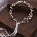 Crystal Pearl Bridal Headband | Bohemian Leaf Hair Vine | Wedding Hair Accessories - Buy Online on GoSupps.com