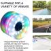 Nezylaf 65mm/60mm 82A Skateboard Wheels - Light up with 6 LED Lights - RGB Colorful Design - Longboard Street Trucks - Bearings Installed - Buy Online on GoSupps.com
