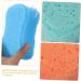 8pcs Facial Loofah Sponge Set for Men | Soft Konjac Bathing Accessories | Gentle Baby Bath Towel Scrubber & Pouf Sponge - Buy Online on GoSupps.com