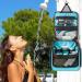 Premium Travel Hanging Toiletry Bag for Men and Women with Expandable Compartments for Cosmetics  Makeup Brushes  Jewelry  Shaving Tools  Detachable TSA Friendly Clear Pouch Tiffany Blue - Buy Online on GoSupps.com
