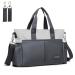 ROYAL FAIR Nappy Changing Bags Baby Changing Bag For Mom And Dad Portable Messenger Tote Bag With Pram Clips Maternity Diaper Bag Travel Tote Bag (Grey Medium) 40x28 x12.8 CM Grey