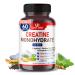 Ultra Creatine Pills | Creatine Monohydrate Capsules Enhanced with L-Arginine, L Citrulline, Ginseng | Support Stamina, Energy & Muscle Growth | 180 Capsules 90 Count (Pack of 1)