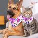 Shop Dog Hollow Cloth: Leopard Heart Pattern Triangular Bibs for All Dog & Cat Sizes 2 Multi-Colored Pieces - Buy Online on GoSupps.com