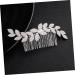 DOITOOL Tocados Para El Wedding Hair Accessories Silver Hair Comb Alloy Hair Comb Tiara Bridal Comb Bridal Side Comb European and American Headgear Banquet - Buy Online on GoSupps.com