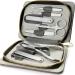 FRUCASE 8 in 1 Stainless Steel Manicure Pedicure Set with Travel Case - Professional Nail Clipper Kit - Buy Online on GoSupps.com
