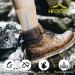 Merino Wool Cold Weather Hiking Socks - Thermal Warm Crew Winter Boot Cushion Socks - Large Oatmeal (3 Pairs) - Buy Online on GoSupps.com