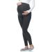 Be Mammy Women's Maternity Long Leggings 02 4XL Dark Melange