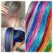 Shiny Hair Tinsel Kit - 12 Colors, 3000 Strands, Fairy Extensions for Party Highlights - Glitter Multi-Colors - 45 Inch (Pack of 12) - Buy Online on GoSupps.com