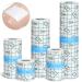 Spnico 5 Rolls Waterproof Bandage Transparent Stretch Adhesive Bandage Tape Shower Protector Clear Dressing Film for Swimming Showering Tattoos  5 Sizes