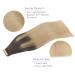 If -alife Tape Extensions | 20pcs 50g 14 Balayage Chocolate Brown to Dirty Blonde | Remy Invisible Skin Weft Hair Extensions - Buy Online on GoSupps.com