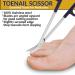 ASM Extra Long Thick Toe Nail Scissors Chiropody Podiatry 7" - Long Handled Sharp Nail Clippers Cutters for Fingernail & Toenail Nail Scissors for toenails Toe Nail Scissor - Buy Online on GoSupps.com