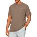 Men's Dry Fit Short Sleeve T-Shirt Crewneck Lightweight Tee Shirts for Men Workout Athletic Casual 1 Pack: Brown 3X-Large