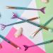 NIZIYI Mermaid Makeup Brush Set - 11 PCS Beauty Kit for Eyes, Face, and Brows - Buy Online on GoSupps.com