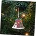 Buy Abaodam 4-Piece Wrought Iron Christmas Tree Hanging Bells | Snowy Decor for American Style Xmas Trees | 7x7cm | International Shipping Available - Buy Online on GoSupps.com