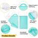 WMLBK Adjustable Cat Grooming Bag - Anti-bite Scratch Cat Grooming Bathing Mesh- Cat Washing Bath Bag For Shower Cleaning Ear Medicine Feeding (Green and White) - Buy Online on GoSupps.com
