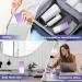 Portable Water Flosser Kit | Cordless Rechargeable Mini Oral Irrigator with DIY Mode | 5 Jet Tips | IPX7 Waterproof | for Travel and Home - Mini Purple - Buy Online on GoSupps.com