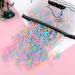 Lusofie 2500Pcs Colorful Hair Elastic Bands Small Clear Elastic Hair Bands Soft Baby Elastic Hair Ties Hair Bands for Girls Kids Braids Hair Wedding Hairstyle Multi-colored( Dark) - Buy Online on GoSupps.com