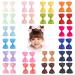 40 Pieces 2.75" Baby Girls Grosgrain Ribbon Bows Hair Bow Clips Barrettes For Girl Teens Kids Babies Toddlers by Prohouse