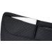 ECP All Purpose Diamond Quilted Therapeutic Contoured Correction Support Western Saddle Pad with Adjustable Memory Foam Black - Buy Online on GoSupps.com