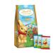 Lindt - Sachet de Moulages LAPIN OR - Assortiment de Chocolats Double lait Noisette et Caramel sal - Id al pour P ques 130g