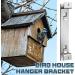 Secure Bird Nesting Box Holder Bird Nest Box Mounting Bracket No Deformation Bird Feeder Outdoor Bird Feeder Tree Accessories for Scenic Place Geteawily R:1 Set - Buy Online on GoSupps.com