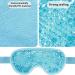 Zequech PVC Eye Mask Cooling Eye Mask Gel Hot Cold Soothing Compress Gel Beads Eye Mask Cooling Eye Mask for Puffy Eyes Dark Circles Headaches Reduce Eyes Dry Swollen Reusable Eye Cover - Buy Online on GoSupps.com