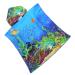 FEBE Bath Poncho Children Bath Towel With Hood Bathrobe for Toddler Ocean 3
