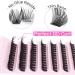 Focipeysa Wispy Cluster Lashes 120pcs | D Curl Fluffy Individual Lashes 8-16mm | Natural Look DIY Eyelash Extensions - Buy Online on GoSupps.com