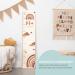Kidsmood Yardstick - Personalized Wooden Decor for Baby & Toddler Rooms | Unique Gift for Girls & Boys | Rainbow Motif - Buy Online on GoSupps.com