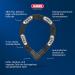 Buy ABUS CityChain 1010 Bicycle Lock - Hardened Steel Chain Lock Security Level 12 110 cm - Reliable International Shipping - Buy Online on GoSupps.com