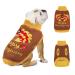 HUMLANJ Thanksgiving Knitted Dog Turtleneck Sweater Dog Sweaters Turkey Warm Pullover Sleeveless with Leash Hole for Puppy Doggy German Shepherd Golden Retriever Rottweiler Small-Medium
