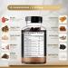 Mushroom Gummies 10 Supplement Blend 2500mg | Turkey Tail Chaga Reishi Cordyceps Lions Mane Extracts | Nootropic Brain Booster for Focus Memory Clarity Energy | 60ct - Buy Online on GoSupps.com