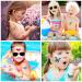 Qpout 12 PCS Kids Butterfly Temporary Face Tattoos - Party Gift for Girls, Women - Birthday Decoration, Body Art Sticker - Buy Online on GoSupps.com