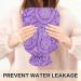 Naanle Purple Paisley Hot Water Bottle 1L Transparent Cover for Pain Relief & Therapy | Hand & Foot Warmer - Buy Online on GoSupps.com