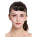 WIG ME UP - TYP-760-8 hairpiece bangs clip-in short straight curved micro bangs micro fringe brown