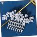 Angoily Crystal Side Hair Comb Crystal Hair Comb Hair Topper Wedding Hair Comb Wedding Bridal Hair Comb Hair Accessory for Girls Tiara Zircon Decorate Bridesmaid Flower Girl - Buy Online on GoSupps.com