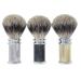 Magyfosia Silvertip Razor Brush | Premium Pure Roof Hair for Men | Black Diamond Handle for Perfect Shaves - Buy Online on GoSupps.com