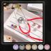 Buy 18 Bling Crystal Stethoscope Charms | Nurse & Vet ID Tags | Vibrant Colors for Accessories - Buy Online on GoSupps.com