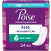 Poise Impressa Incontinence Bladder Supports for Bladder Control, Size 1, 21 Count & Incontinence Pads, Light Absorbency, Long, 24 Count - Buy Online on GoSupps.com