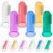 Baby Toothbrush Set 6 Pcs Soft Infant Finger Toothbrush with 6 Boxes - 6-12 Months