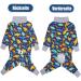 AXCIMOND Dog Recovery Suit for After Surgery - Long Sleeved Wound Protection for Dogs - XL Blue Dinosaurs - Alternative to Neck Collars - Buy Online on GoSupps.com
