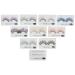 SHANY Eyelash extend - set of 10 assorted reusable eyelashes - Color Frenzy 20 Piece Set Colorful Collection