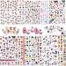 VPQNE 14 Sheet Cute Cartoon 3D Nail Art Stickers - Mickey & Minnie Mouse DIY Decals for Women & Girls - Buy Online on GoSupps.com