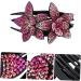 Beatifufu Grip Flower Back Hair Clip Back Hair Holder Clip Rhinestones Back Hair Holder Back Hair Barrette Rhinestones Back Hair Clip - Buy Online on GoSupps.com