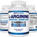 Premium L Arginine Nitric Oxide Booster - 1340mg with L-Citrulline & Amino Acids - Heart & Muscle Gain Supplement - 60 Capsules - Buy Online on GoSupps.com