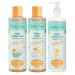 Childs Farm | Baby OatDerma Regime Bundle | OatDerma Baby Moisturiser Wash & Bedtime Bubbles 250ml | Suitable for Newborns with Dry Itchy & Eczema-Prone Skin Clear