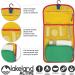 Lakeland Active Eskdale Fold Out Hanging Travel Toiletry Bag - Blue Colorblock for Men & Women - Buy Online on GoSupps.com