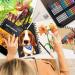 Caliart Premium Art Set with 100 Sheets Sketch Book and Drawing Supplies - Graphite, Colored, Charcoal, Watercolor & Metallic Pencils for Artists, Adults, Teens & Beginners - Buy Online on GoSupps.com