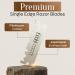 100 Facn Platinum Japanese Stainless Steel Single Edge Razor Blades - Professional Barber Straight Razor - Long-lasting Sharpness - Pack of 100 Blades - Buy Online on GoSupps.com