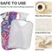 Colorful Paisley Flower Hot Water Bottle with Cover - 2L for Back Pain Relief & Cold Therapy | Naanle International Shipping - Buy Online on GoSupps.com
